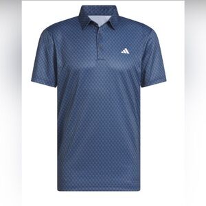Adidas Men's Patterned Navy Polo
